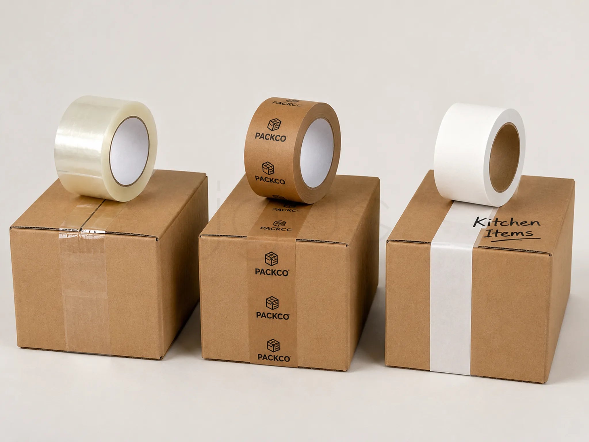 Packing Tape Guide UAE: BOPP vs Kraft vs Paper Tape