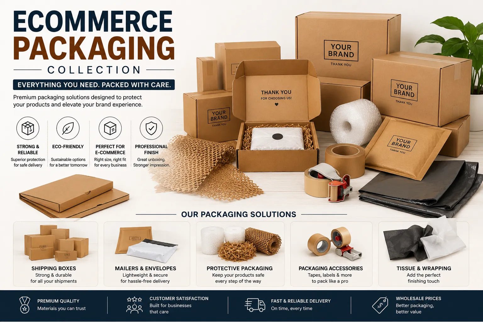 Best Ecommerce Packaging Materials for UAE Online Businesses