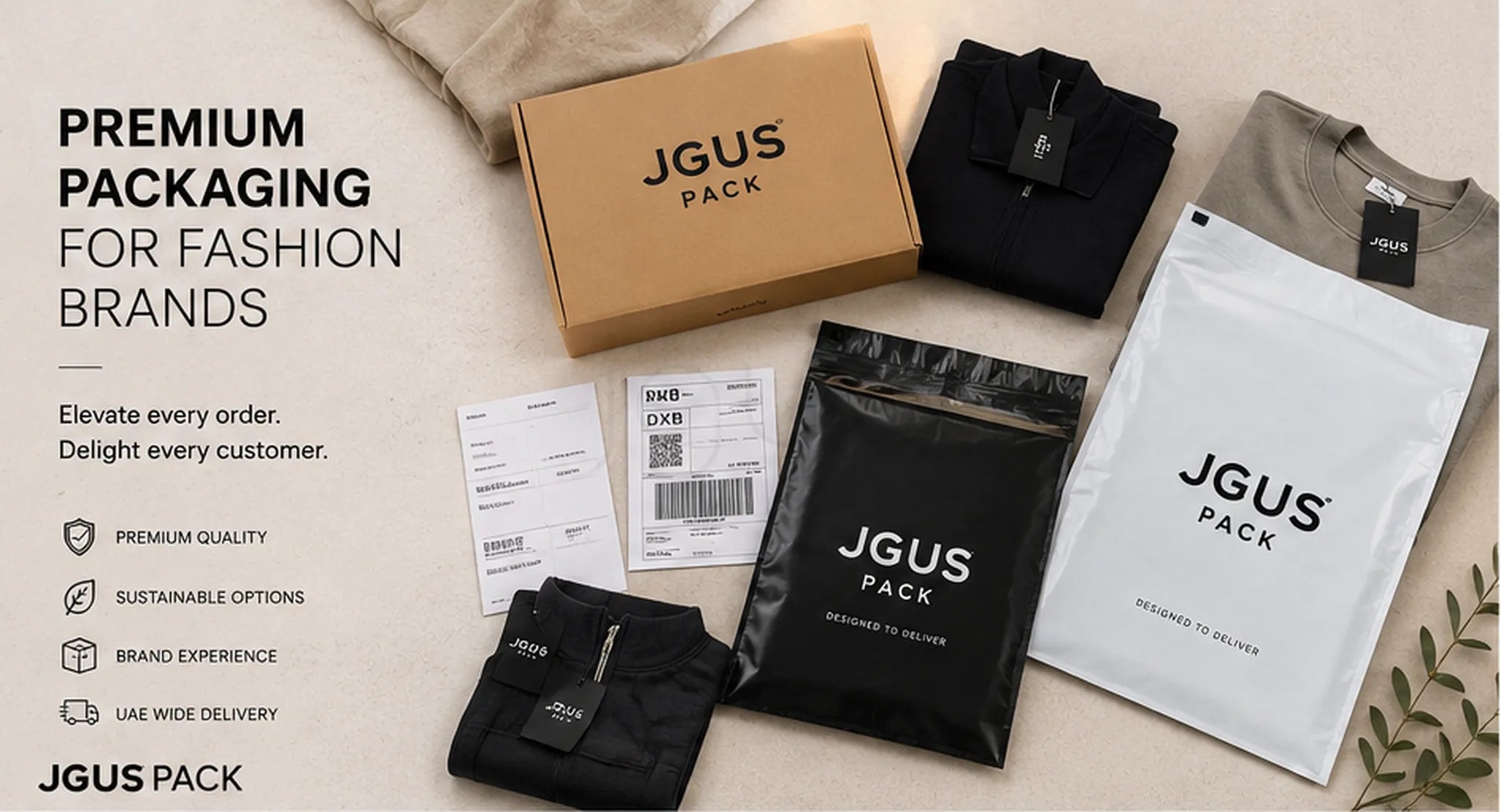 Packaging for Clothing Brands in UAE: Complete Ecommerce Packaging Gui
