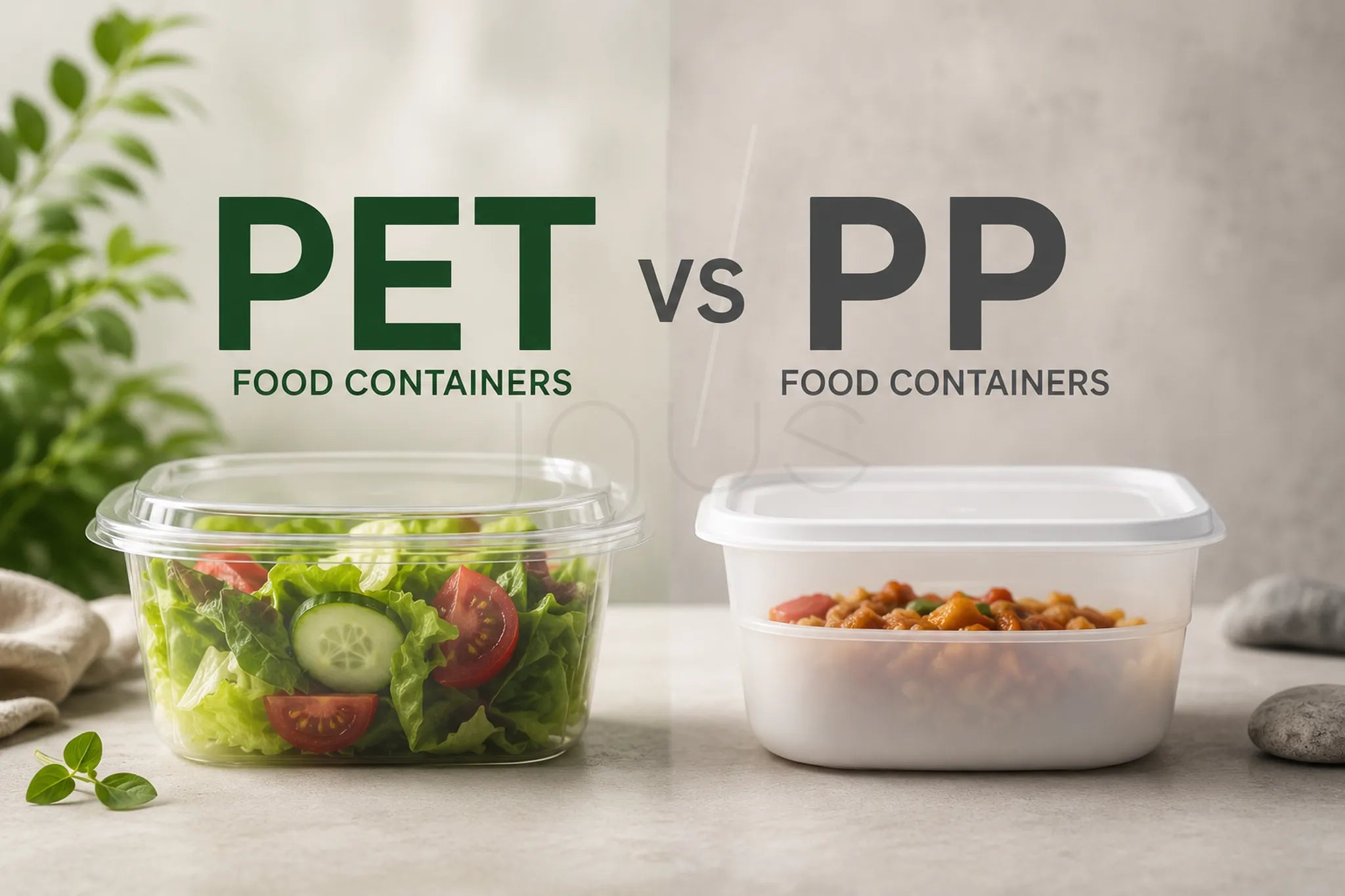 PET vs PP Food Containers: Which Is Better for UAE Restaurants, Cafés
