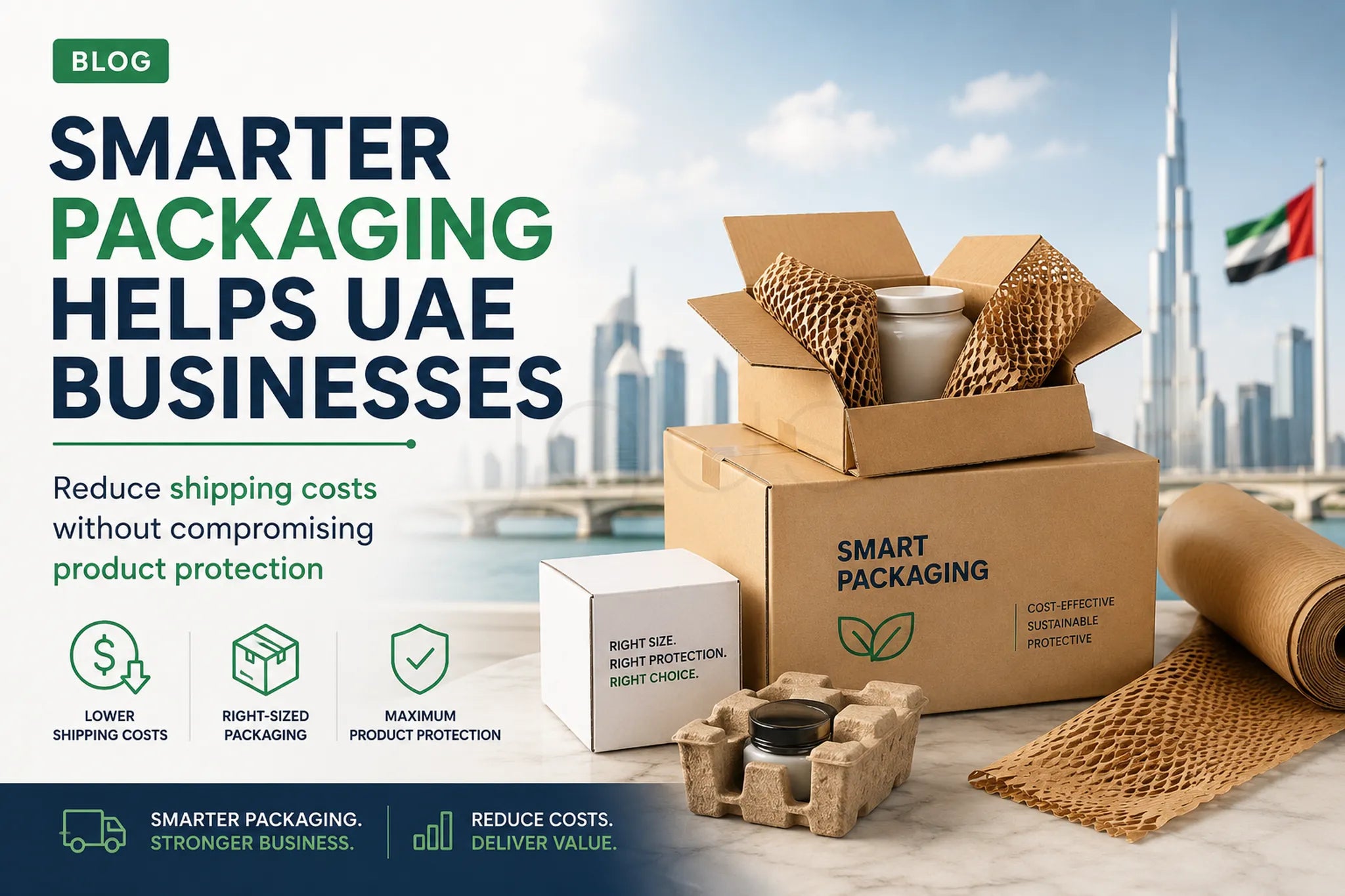 How UAE Businesses Can Reduce Shipping Costs with Smarter Packaging