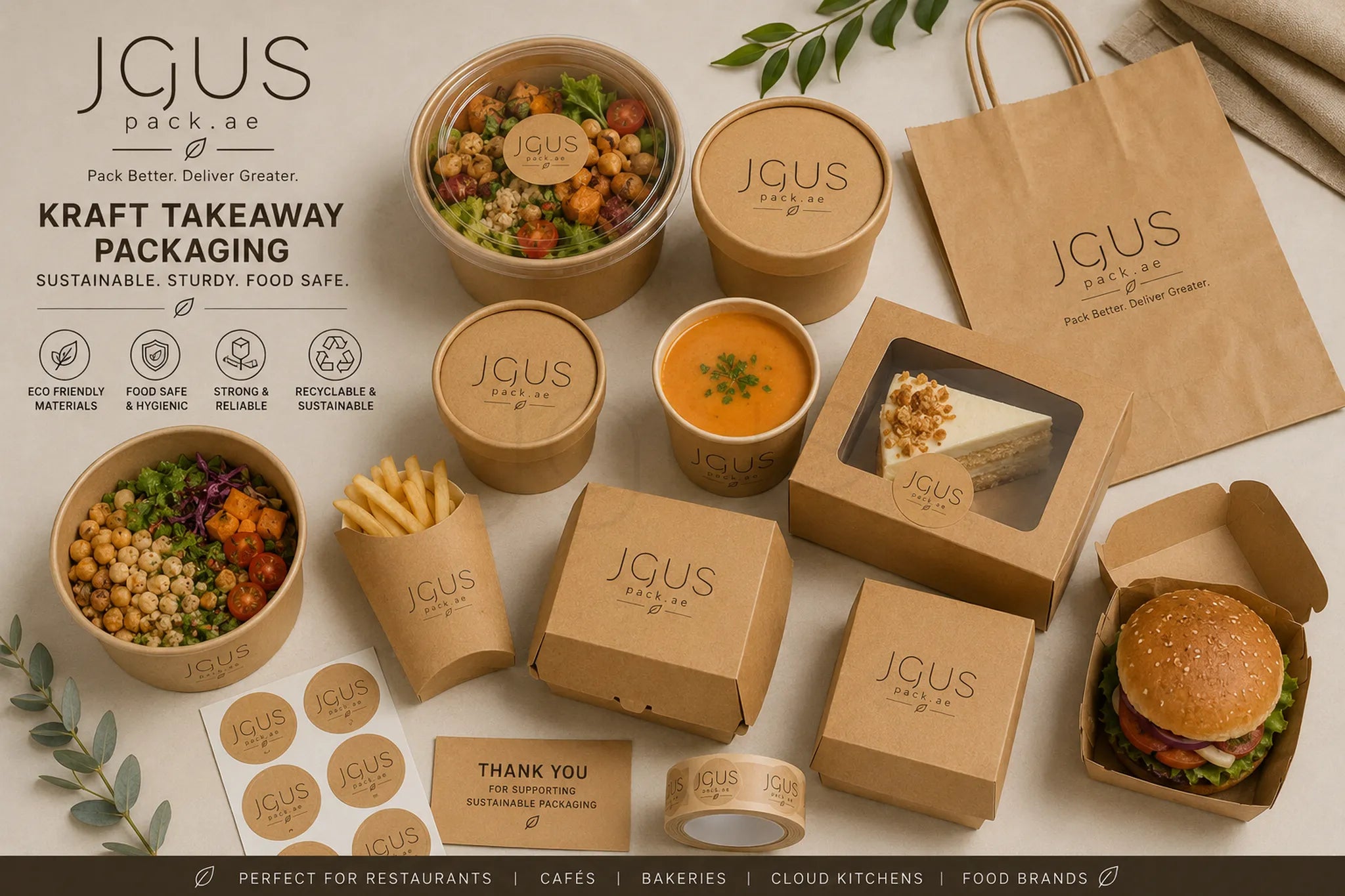 Food Safe Packaging Explained: What UAE Food Businesses Need to Know