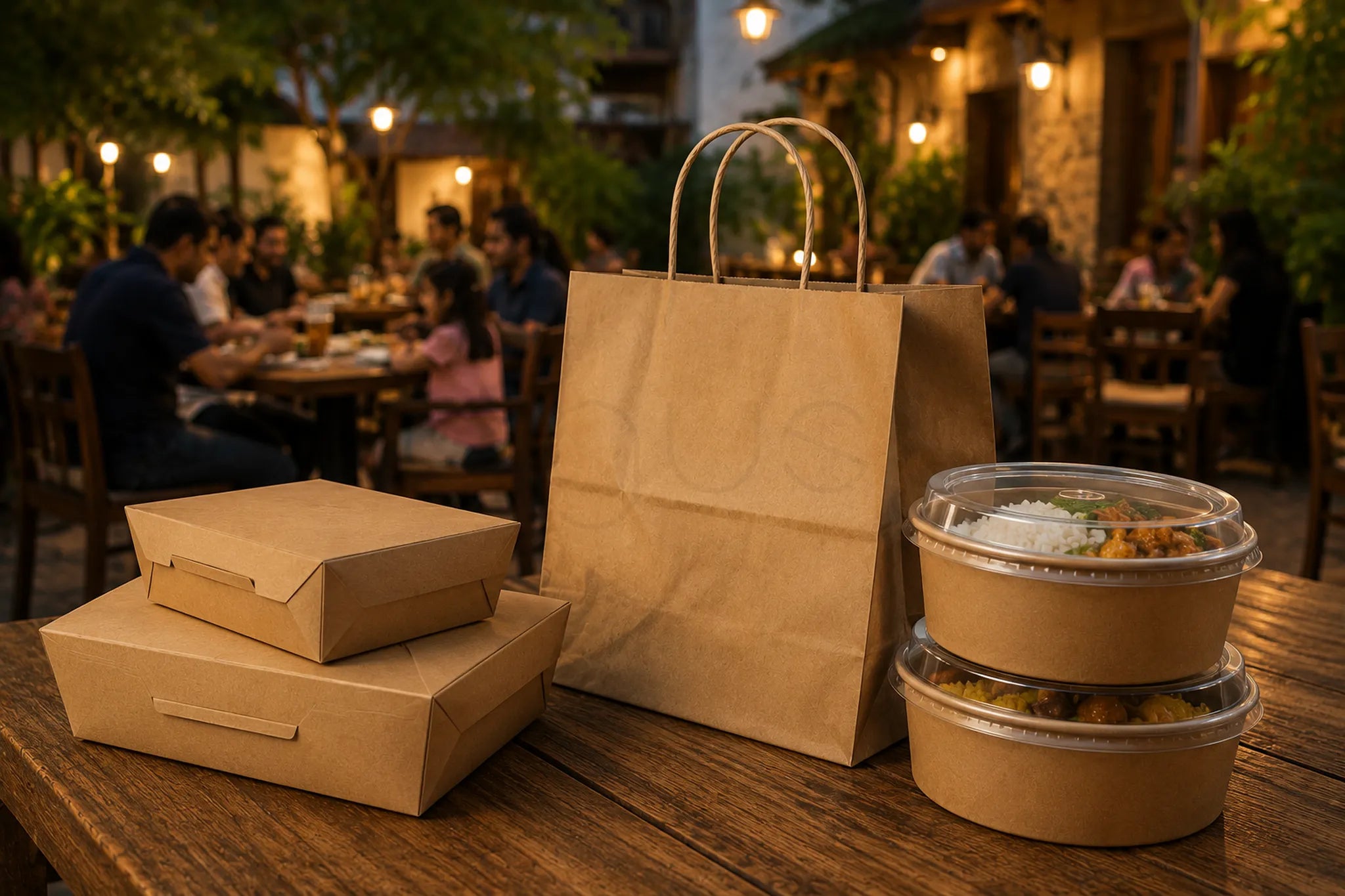 Restaurant & Cafeteria Packaging UAE | Takeaway Food Packaging