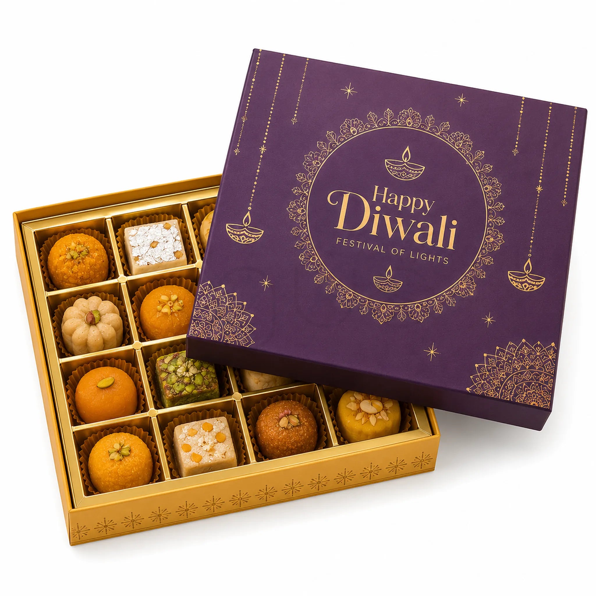 Get Quote for Custom Diwali Sweet Boxes UAE | JGUS Pack