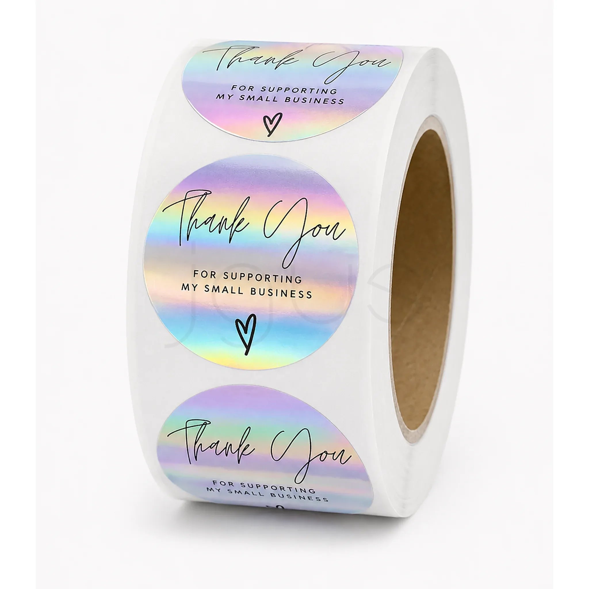 Buy Thank You PVC Stickers 2.5x2.5cm - 500pcs/Roll