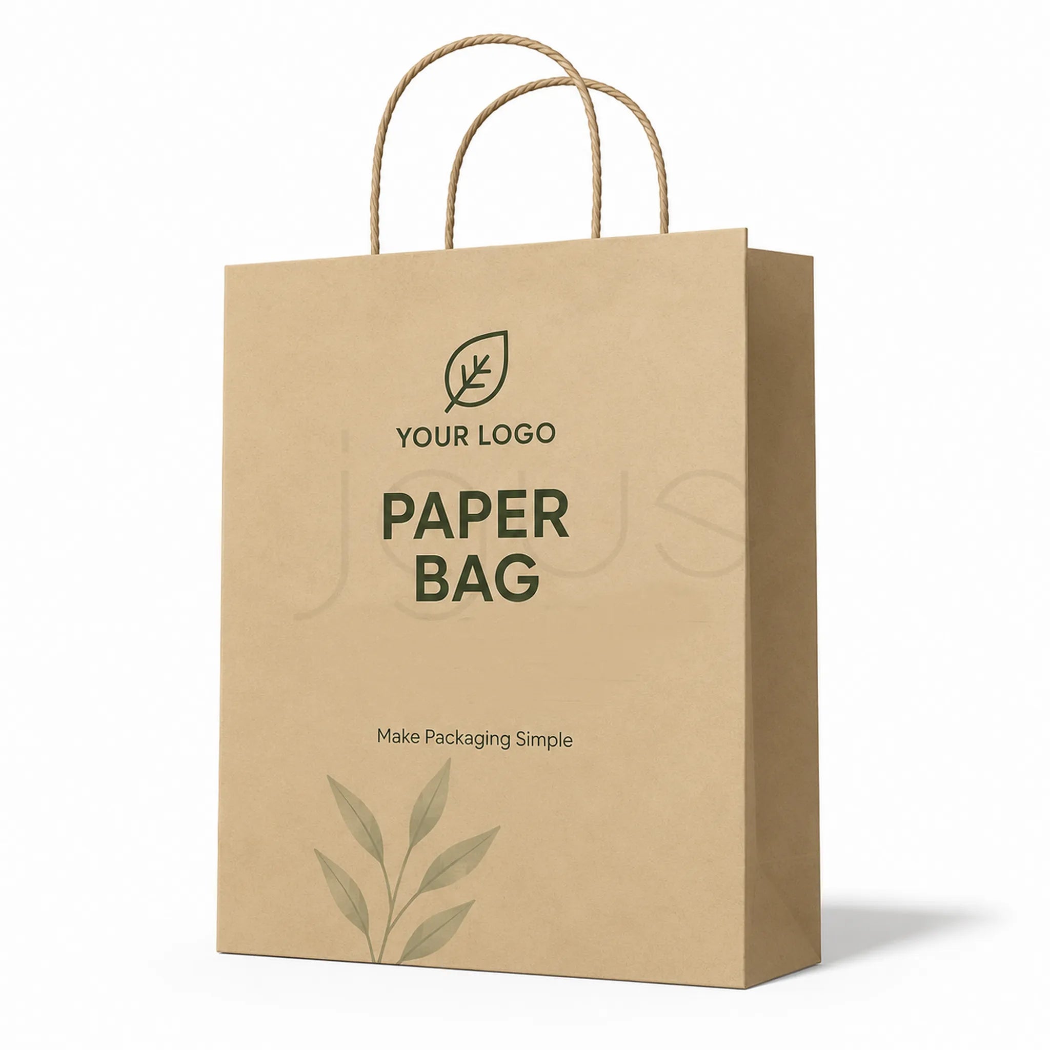 Get Quote for Custom Printed Kraft Paper Bags UAE | JGUS Pack