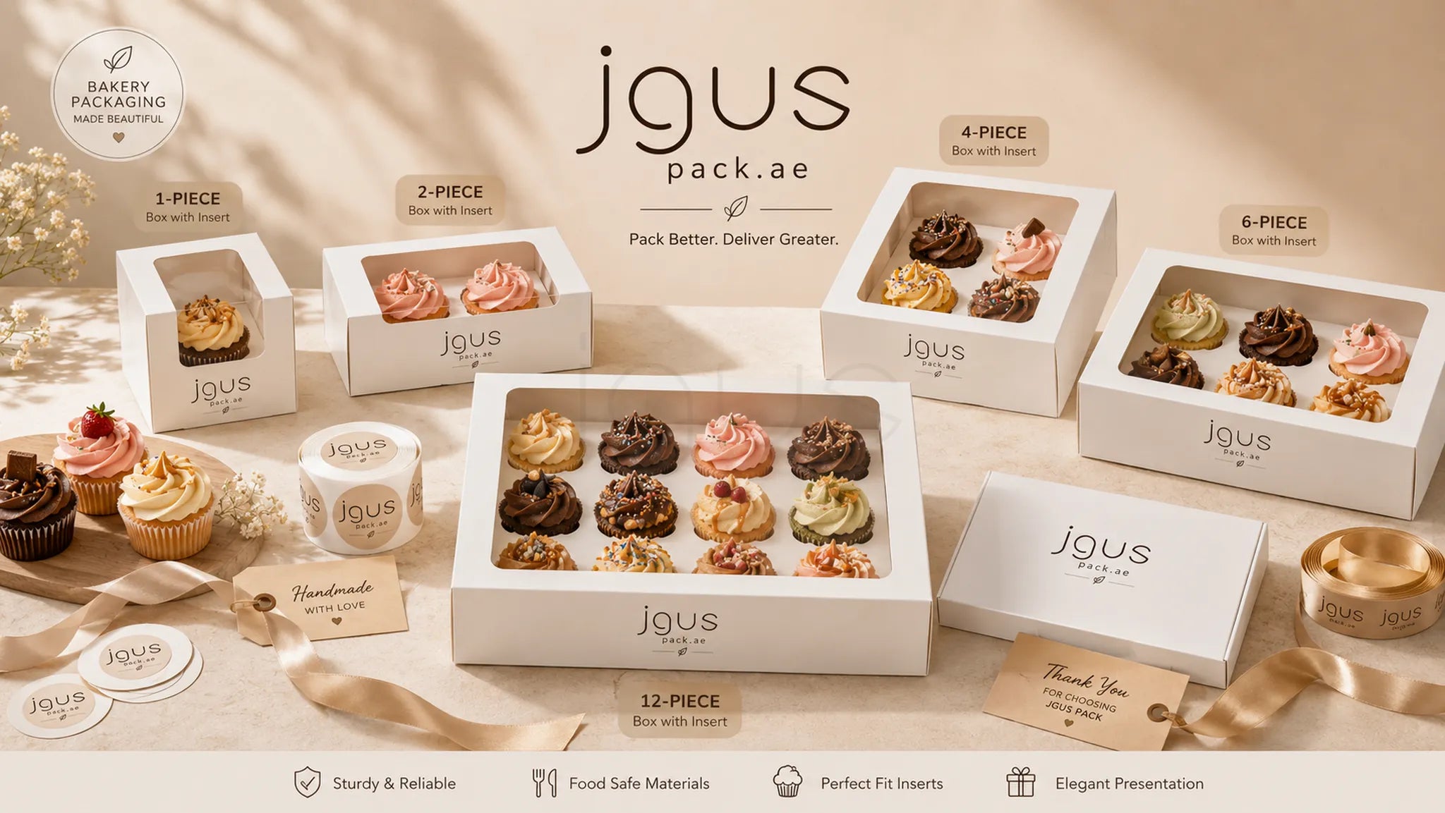 Cupcake Box Guide UAE: How to Choose the Right Cupcake Packaging