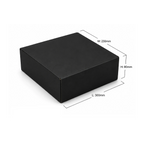 E-Commerce Boxes 30x23x8cm -Black image 2 - JGUS Pack UAE size guide