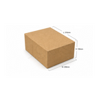 E-Commerce Boxes 31x23x13CM-Brown image 2 - JGUS Pack UAE size guide