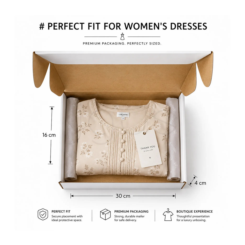 E-Commerce Boxes 31x23x13CM-White image 2 - JGUS Pack UAE capacity guide