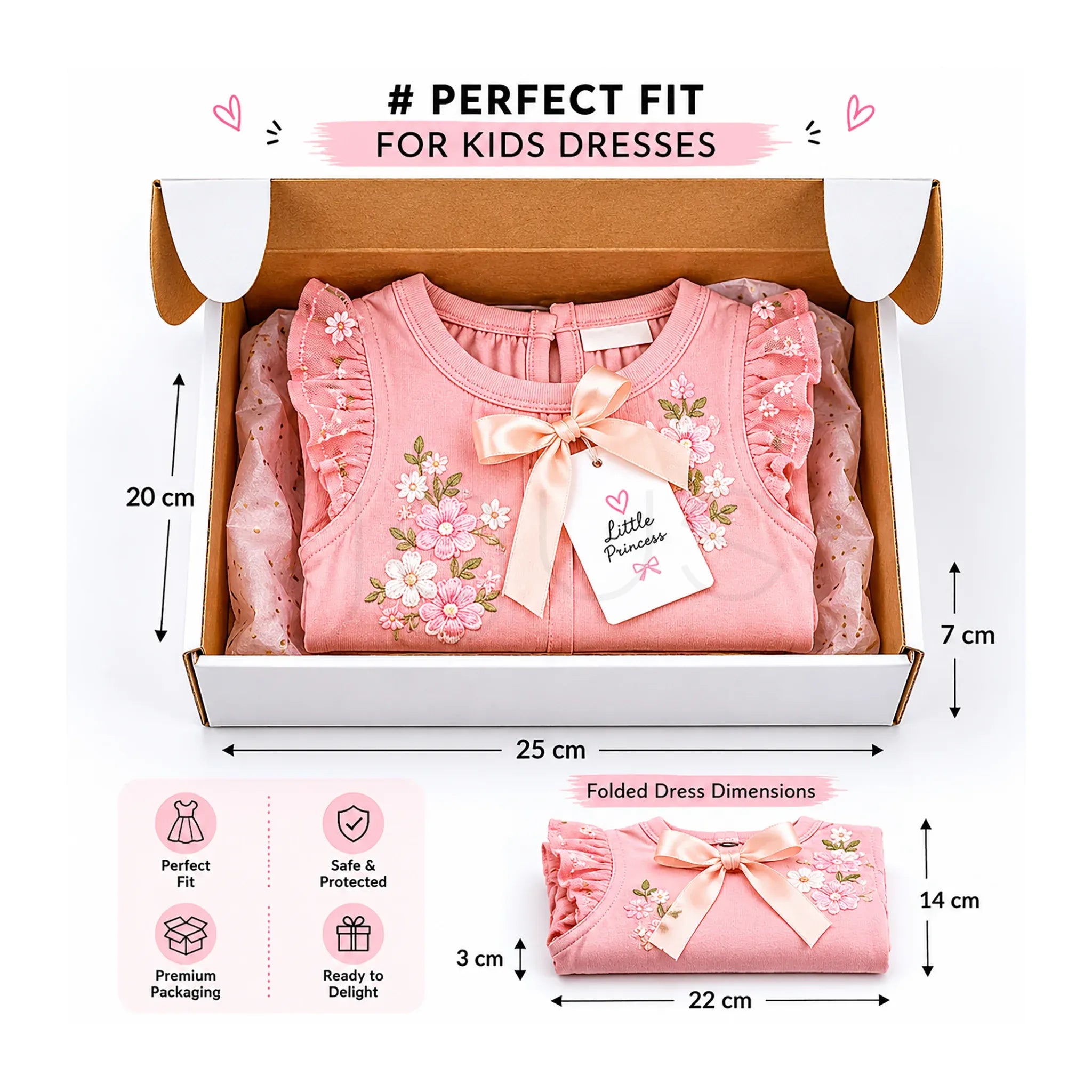 E-Commerce Boxes Medium 25x20x7CM-White image 2 - JGUS Pack UAE