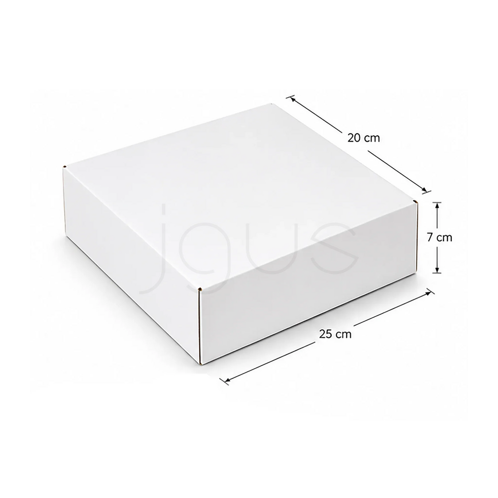 E-Commerce Boxes Medium 25x20x7CM-White image 2 - JGUS Pack UAE