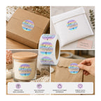 Thank You PVC Stickers 5x15cm - 100Pcs/Roll image 3 - JGUS Pack UAE