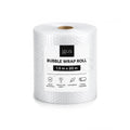 Roll of bubble wrap with jgus pack branding on a white background