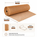 Honeycomb Kraft Wrap image 2 - JGUS Pack UAE size guide
