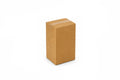 Brown cardboard box on a white background