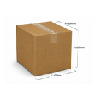 Box Large - 60-60-60 5ply Brown Plain image 2 - JGUS Pack UAE size guide