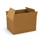 Box Medium - 40-34-33 3ply Brown Plain image 3 - JGUS Pack UAE open  box